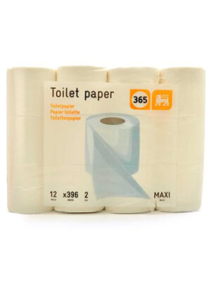 12 Papier Toilette Maxi  Blanc